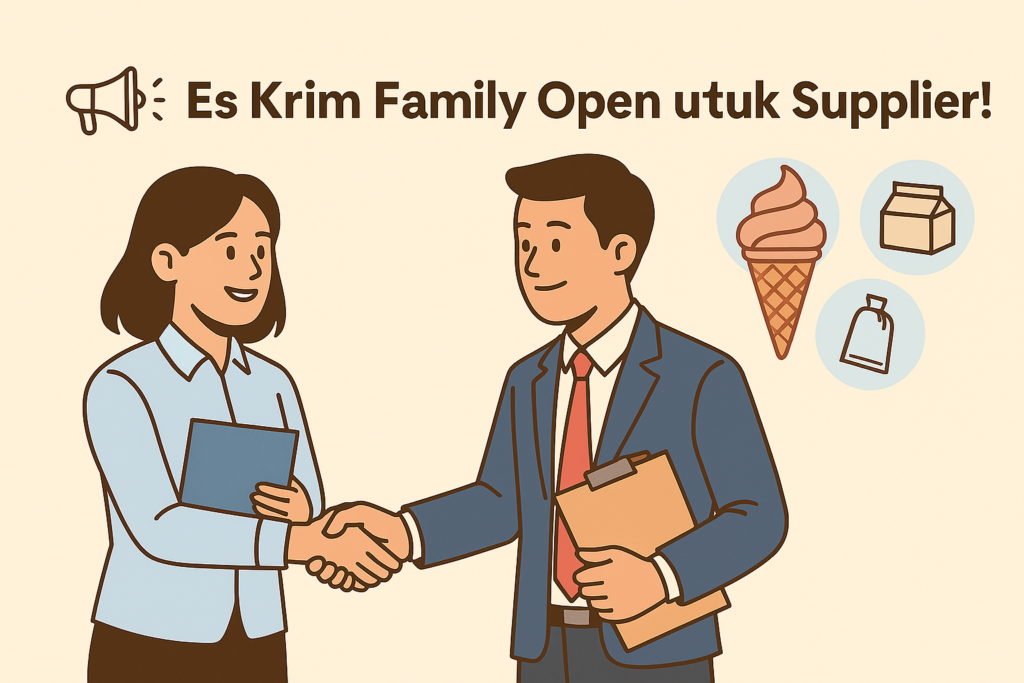 suplier es krim, suplier susu, bahan baku es krim